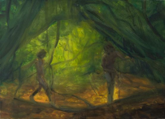 Fearful Truths  I Wished To Hear Meaning Under Breath by Jake Grewal contemporary artwork Painting