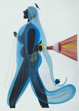 The Moon Under The Sea XXV by Sivasubramaniam Kajendran contemporary artwork painting