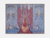 Acetylcholine 2 Neurons deciding whether to move a muscle by Justin Fitzpatrick contemporary artwork painting