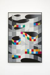 Screen Test  Ok Computer by Alex Dordoy contemporary artwork painting