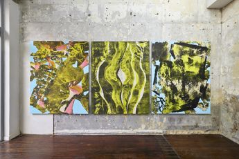 Contemporary art exhibition Sojung Lee Hinges at P21 Seoul South Korea