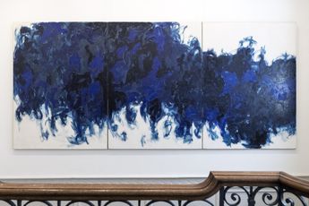 Contemporary art exhibition William Turnbull New Worlds Words Signs at Offer Waterman London United Kingdom