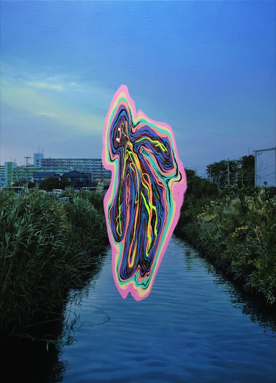 far away by Chisato Yamashita contemporary artwork Painting