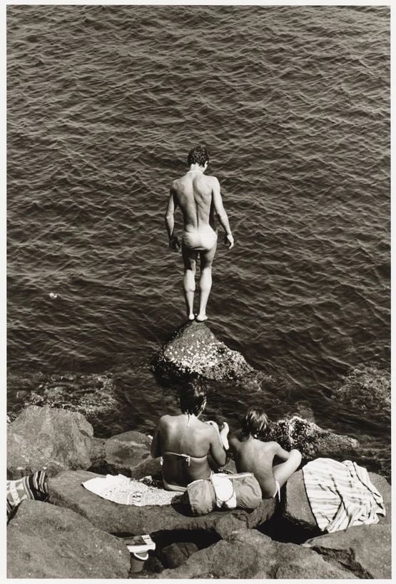 Boy Standing on Rock Italy by Peter Hujar contemporary artwork Sculpture