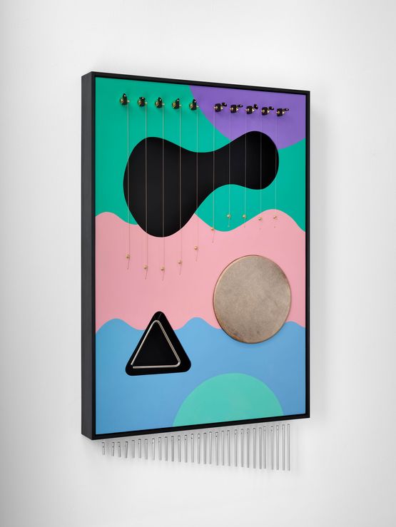 Vibrating Images Pastel waves by Nevin Aladag contemporary artwork Sculpture