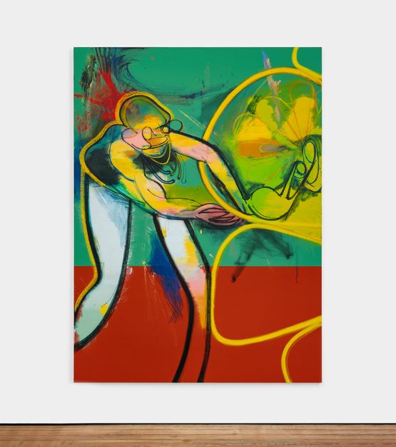barbarischer Fruhling by Daniel Richter contemporary artwork Painting