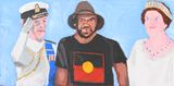 Philip Vincent Elizabeth by Vincent Namatjira contemporary artwork painting