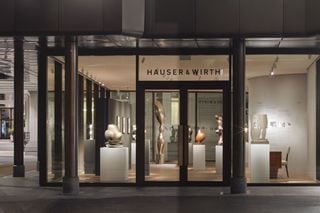 Hauser  Wirth contemporary art gallery in Zurich Bahnhofstrasse Zurich Switzerland