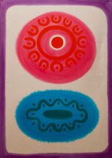 Padma by Prafulla Mohanti contemporary artwork painting works on paper