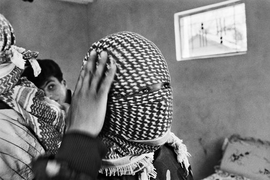 Jeune et Keffieh by Fouad Elkoury And Jeremy Peacock contemporary artwork Print