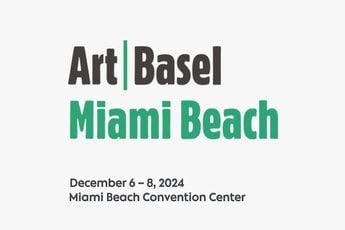 Contemporary art exhibition Art Basel Miami Beach 2024 at SCAI THE BATHHOUSE Tokyo Japan