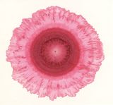 Red Dot B by Nan Qi contemporary artwork painting works on paper