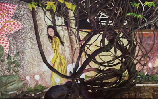 An Art Dealer by Hao Zecheng contemporary artwork Painting