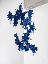 Liquen lapis-lazuli 90 Lapis-Lazuli Lichen 90 by Leo Battistelli contemporary artwork sculpture
