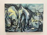 Pillar Rooted in Time by Erica Mao contemporary artwork painting