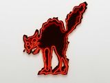 Black Cat Direct Action by Andrea Bowers contemporary artwork sculpture