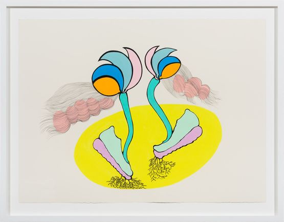 The Wind Blows In by Patricia Piccinini contemporary artwork Painting