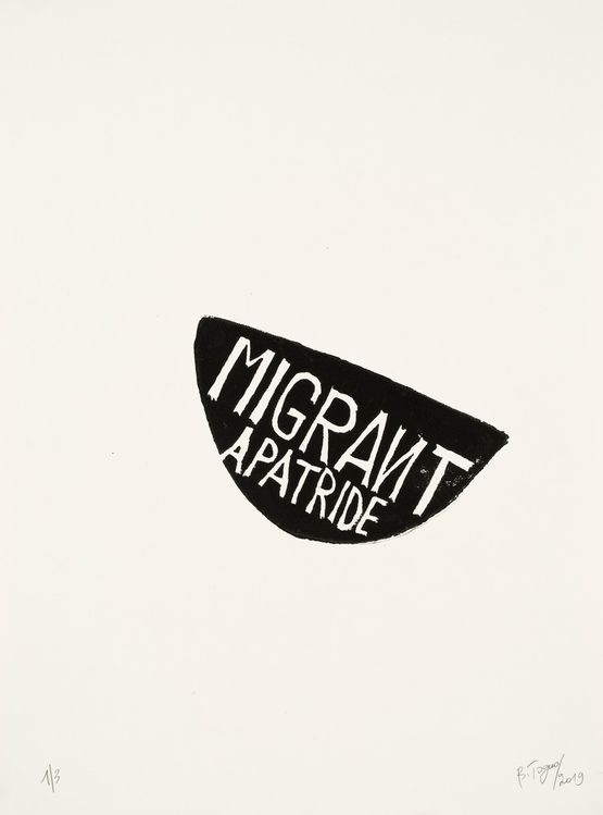 Migrant Apatride by Barthelemy Toguo contemporary artwork Print