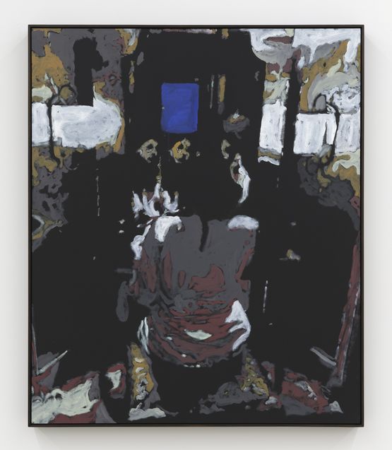Raspberry Policy by Reggie Burrows Hodges contemporary artwork Painting