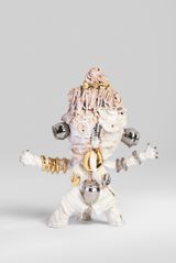 Figure with Many Vessels by Ramesh Mario Nithiyendran contemporary artwork sculpture