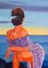 Sudden Awakening by Yue Minjun contemporary artwork Painting