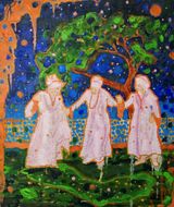 Cosmic Dancer III by Stephen Pleban contemporary artwork painting