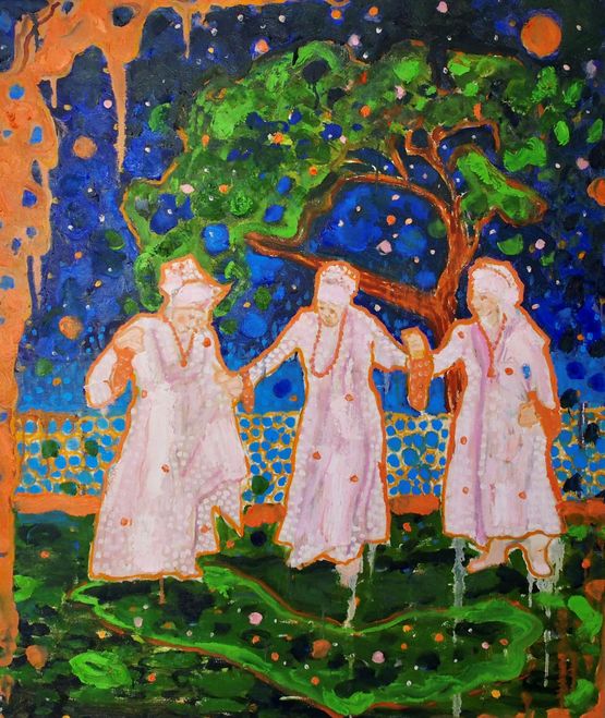 Cosmic Dancer III by Stephen Pleban contemporary artwork Painting