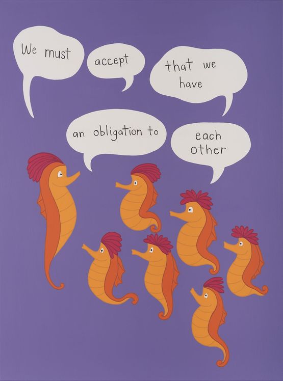 Our Obligations by Ayesha Green contemporary artwork Painting