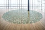 Rubber Band Carpet by Ignacio Uriarte contemporary artwork installation