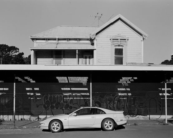 Untitled house and car Wellington New Zealand by Harry Culy contemporary artwork Photography