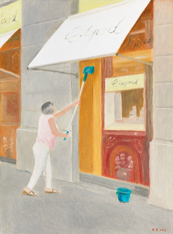 Before Opening by Wu Yi contemporary artwork Painting