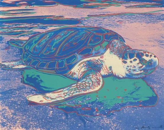 Sea Turtle F.  S. II.360A by Andy Warhol contemporary artwork Print