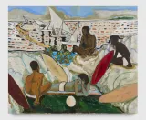 A Tropical Landscape Un Paysage Tropical by Gideon Appah contemporary artwork painting