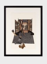 Bibliothek by Elisabeth Schrader contemporary artwork drawing works on paper