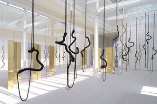 Contemporary art exhibition Leonor Antunes a thousand realities from an original mark at Marian Goodman Gallery London United Kingdom