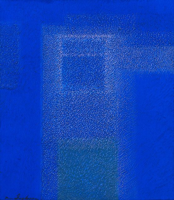IN BLUE Mar18 by Katsuyoshi Inokuma contemporary artwork Painting