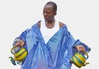 Omi by Ishola Akpo contemporary artwork Works on Paper