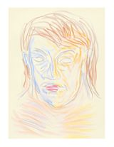 Face and Mask 14 by Carlos Amorales contemporary artwork drawing works on paper