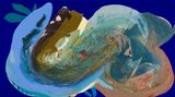 Still Rush by Ragna Bley contemporary artwork painting