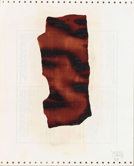 Soy Sauce Drawings 7 by Yang Jiechang contemporary artwork Works on Paper