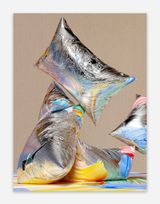 Silver Dream Pillows - Rise After Warhol by Matthew Stone contemporary artwork print