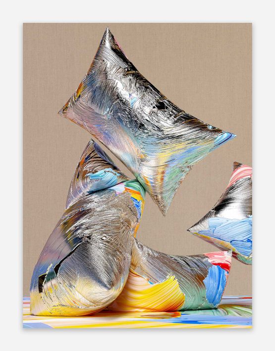 Silver Dream Pillows - Rise After Warhol by Matthew Stone contemporary artwork Print