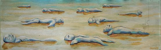 Komposisi by Semsar Siahaan contemporary artwork Painting