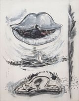 Bell Sound by Hou Chunming contemporary artwork drawing