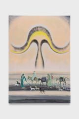 Untitled Desert Goers with Eidolon by Charles Avery contemporary artwork painting