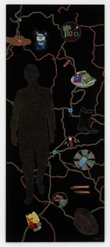 Traces by Tamar Mason contemporary artwork textile
