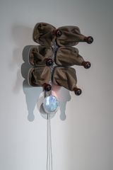 Niche Squatter No. 1 by Guo Cheng contemporary artwork sculpture installation mixed media