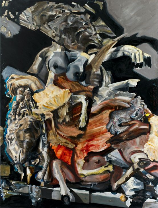 Stabat Mater Pathosformel 5 by W. K. Lyhne contemporary artwork Painting