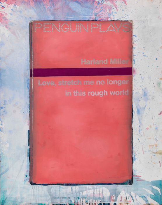 Love Stretch Me No Longer In This Rough World by Harland Miller contemporary artwork Painting