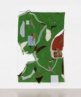 Untitled by Francis Offman contemporary artwork painting textile works on paper